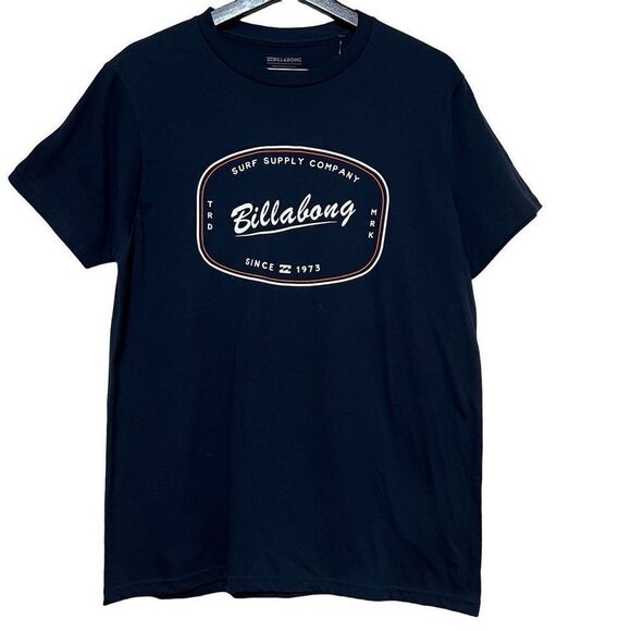 Billabong Other - NWT Men's Billabong Logo Navy Blue T shirt 100% cotton Med